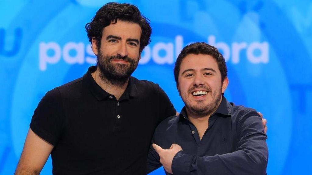 Rafa Castaño y Orestes Barbero, antiguos concursantes de 'Pasapalabra'.