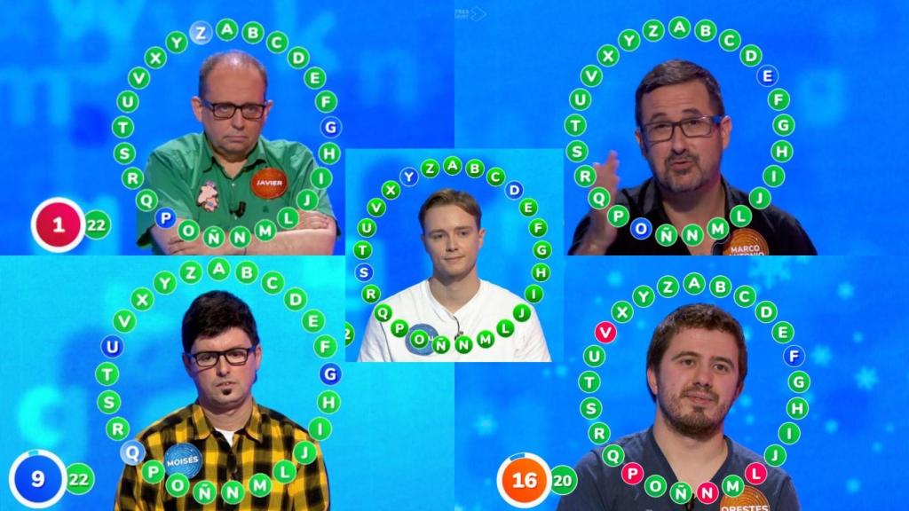 En la parte superior, Javier Dávila y Marco Antonio; en la inferior, Moisés y Orestes; en el centro, Manu Pascual.