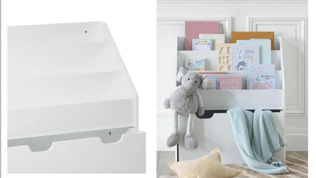 Librería cona almacenaje.