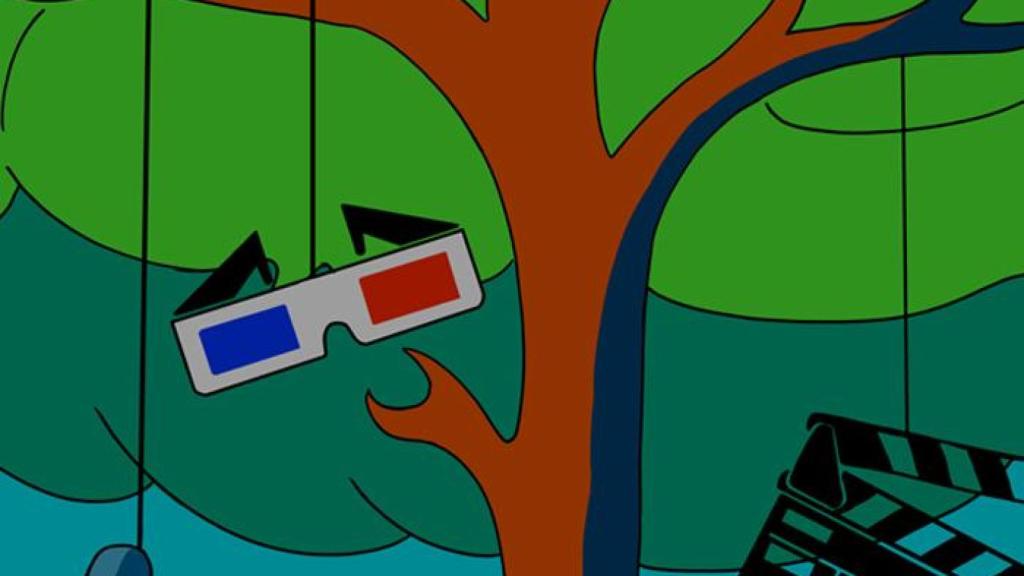 Cartel promocional del proyecto 'Pequezine natural' del Jardín Botánico de Madrid.