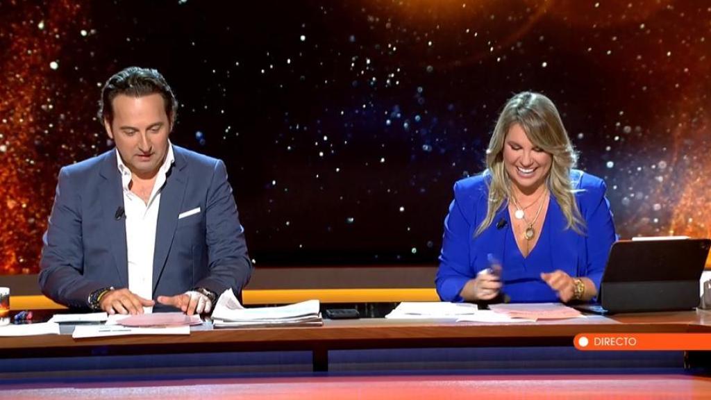 Iker Jiménez y Carmen Porter, en el 'Horizonte' de este miércoles.