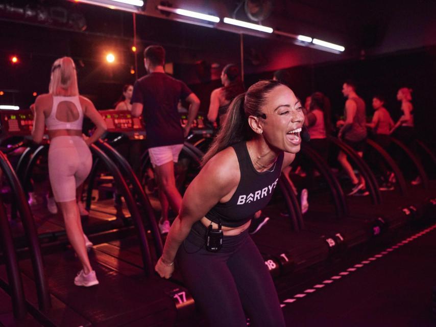 Entrenamiento en Barry's.