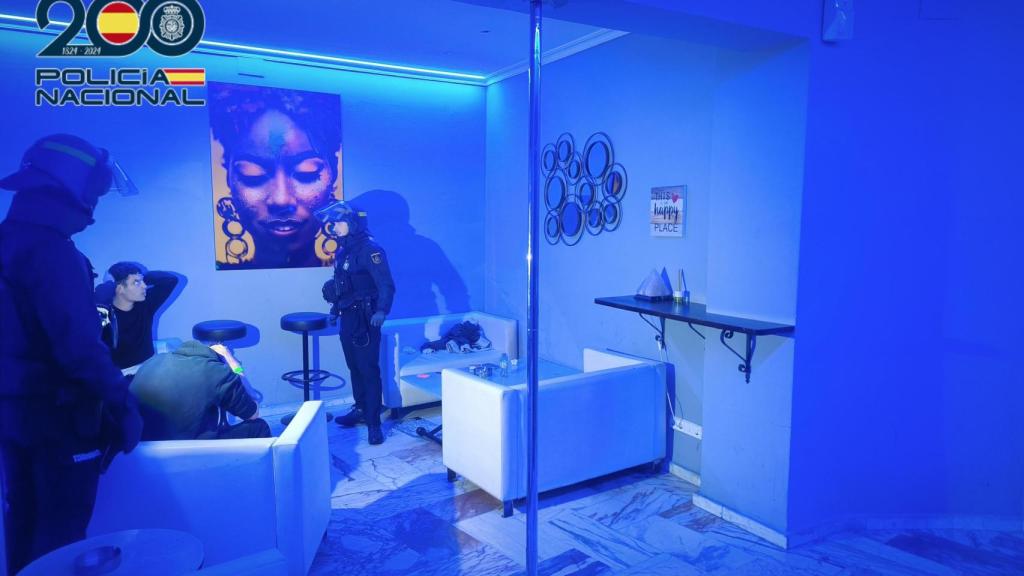 Interior de uno de los burdeles.