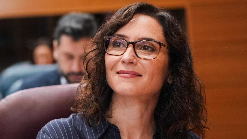 Isabel Díaz Ayuso en la Asamblea de Madrid.