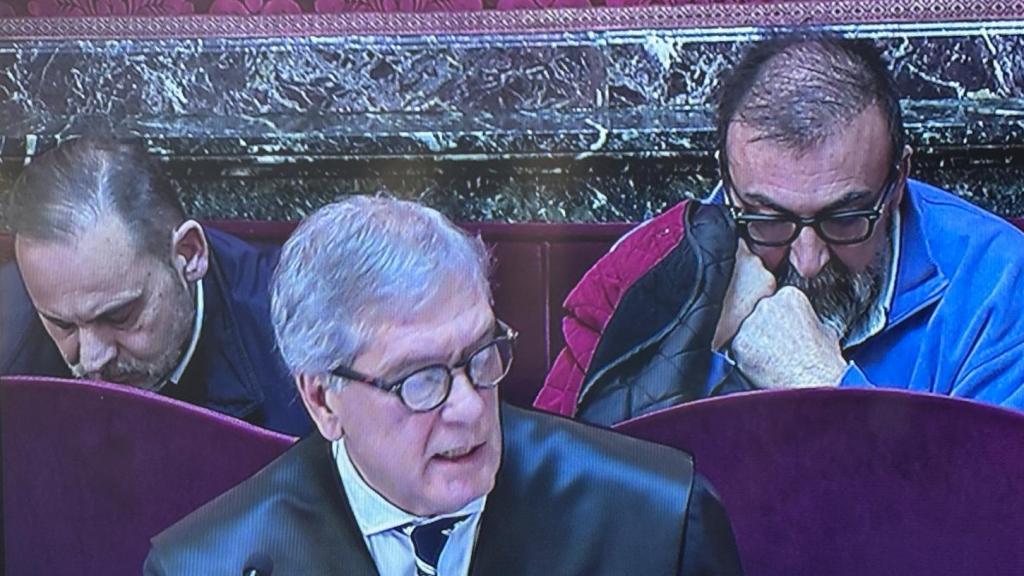 José Luis Ábalos y Koldo García este jueves en el Supremo.