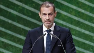 Aleksandre Ceferin, en el 50º Congreso de la UEFA