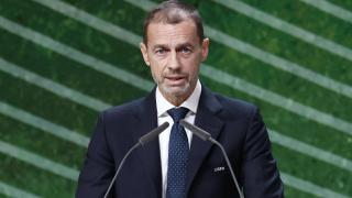 Aleksandre Ceferin, en el 50º Congreso de la UEFA