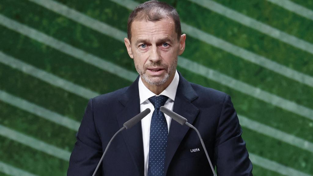 Aleksandre Ceferin, en el 50º Congreso de la UEFA