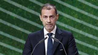 Aleksandre Ceferin, en el 50º Congreso de la UEFA