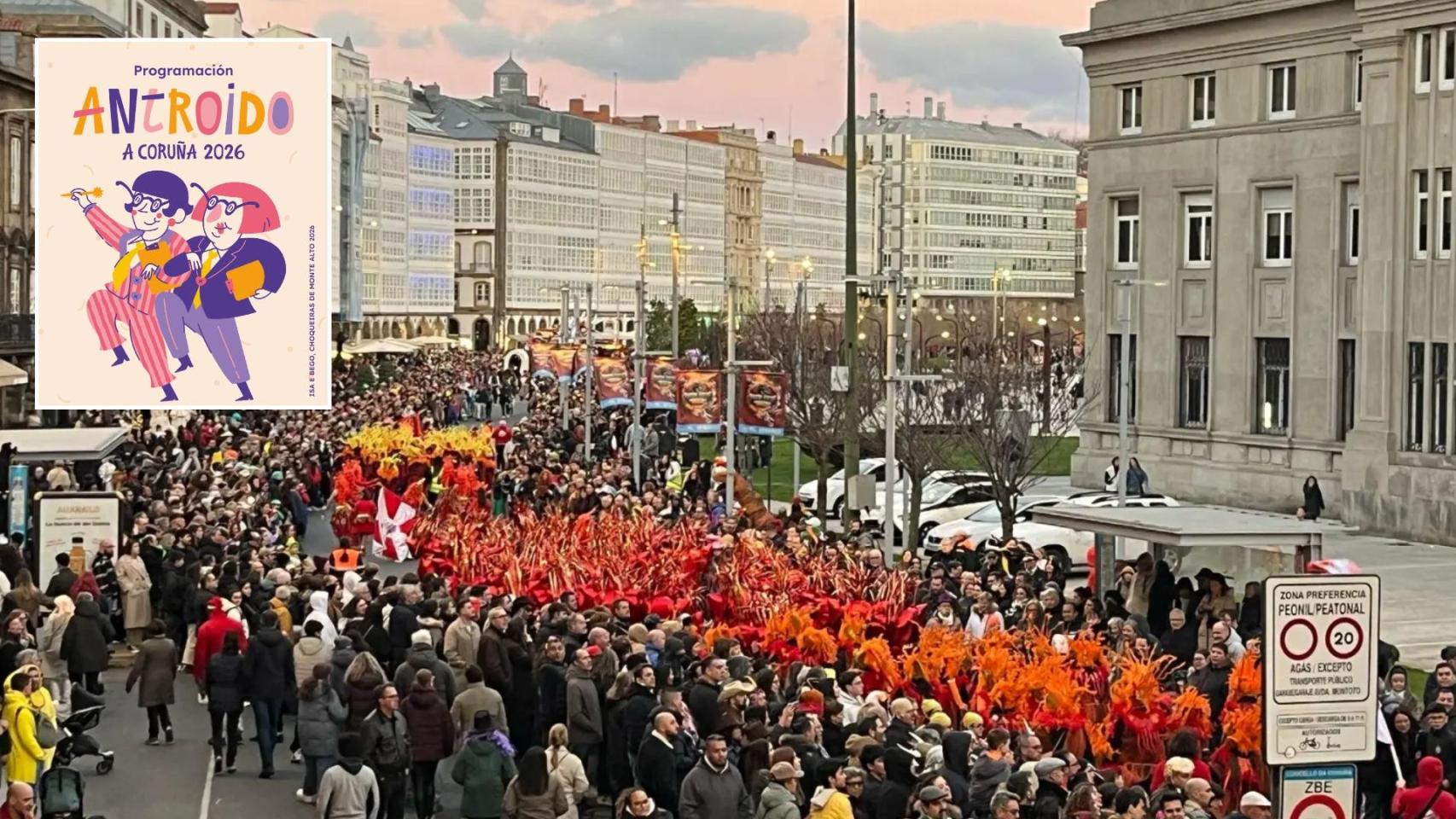 Qué hacer en A Coruña por el Carnaval 2026 hoy, domingo 15 de febrero