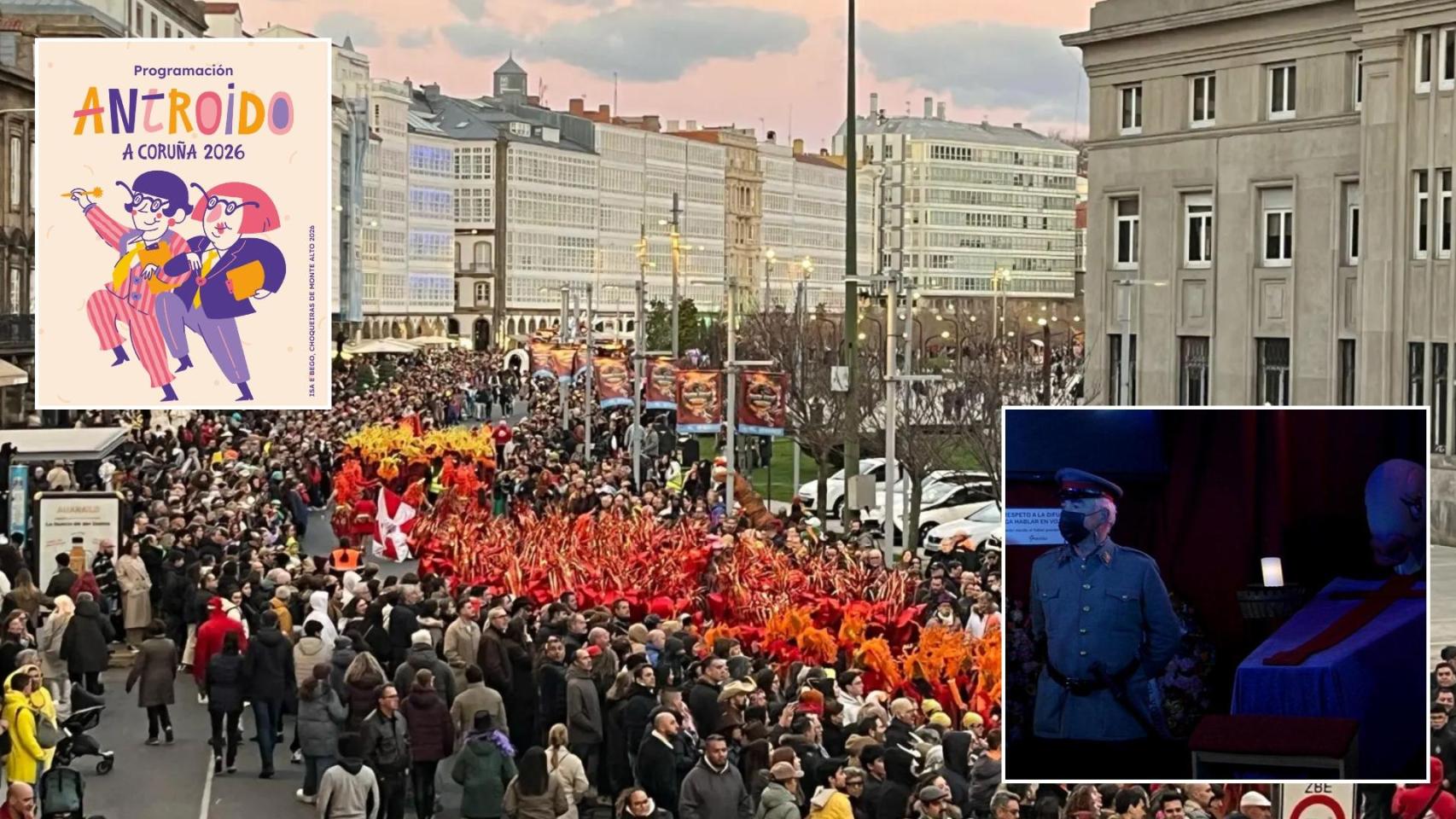 Qué hacer en A Coruña por el Carnaval 2026 hoy, lunes 16 de febrero