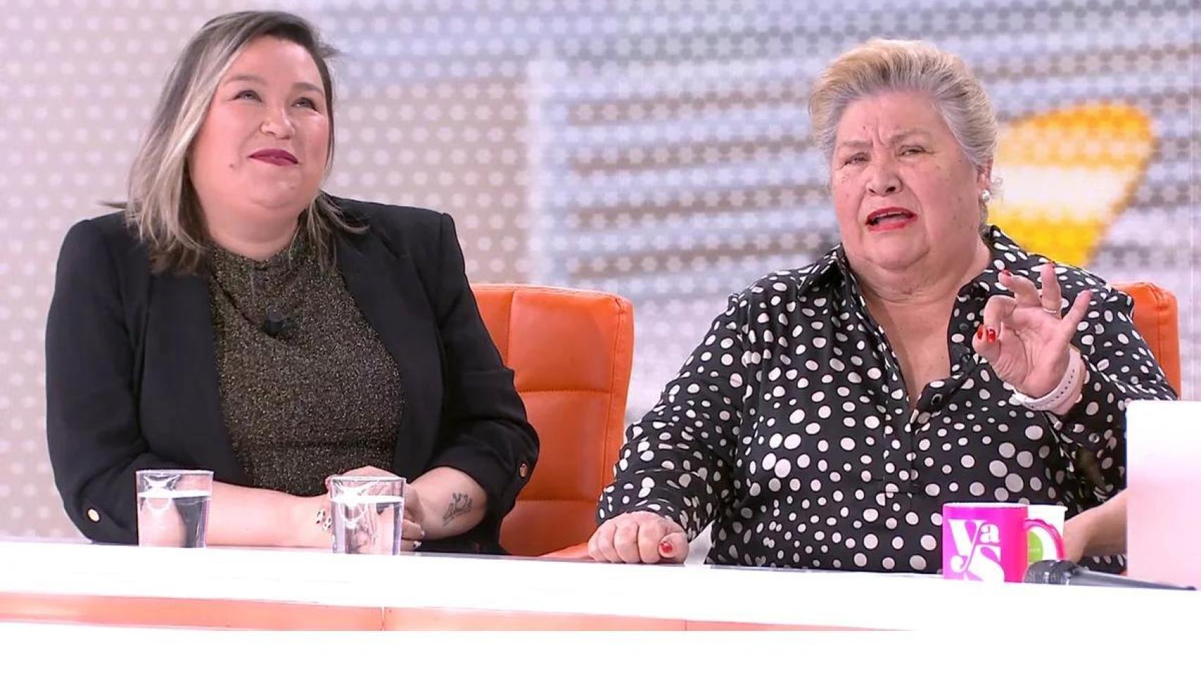 Josefa y su hija Soledad, en una entrevista para Y Ahora Sonsoles.