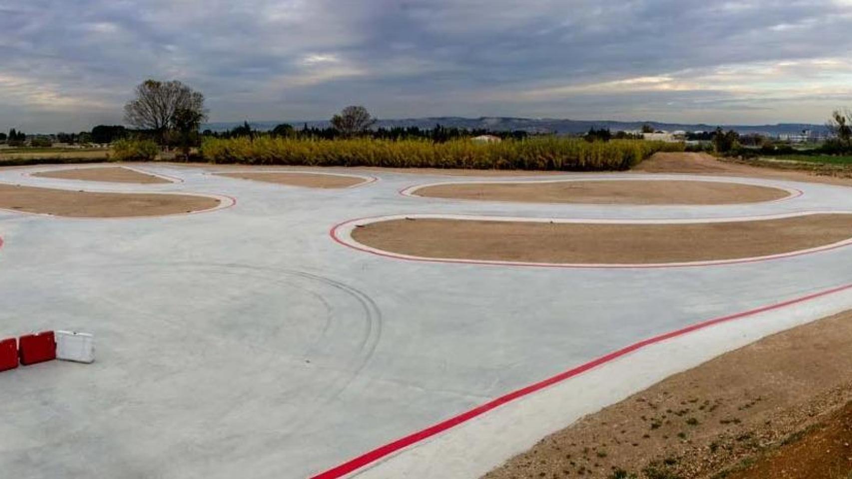Parcela de Educatrafic, donde se celebrará el evento en Garrapinillos.