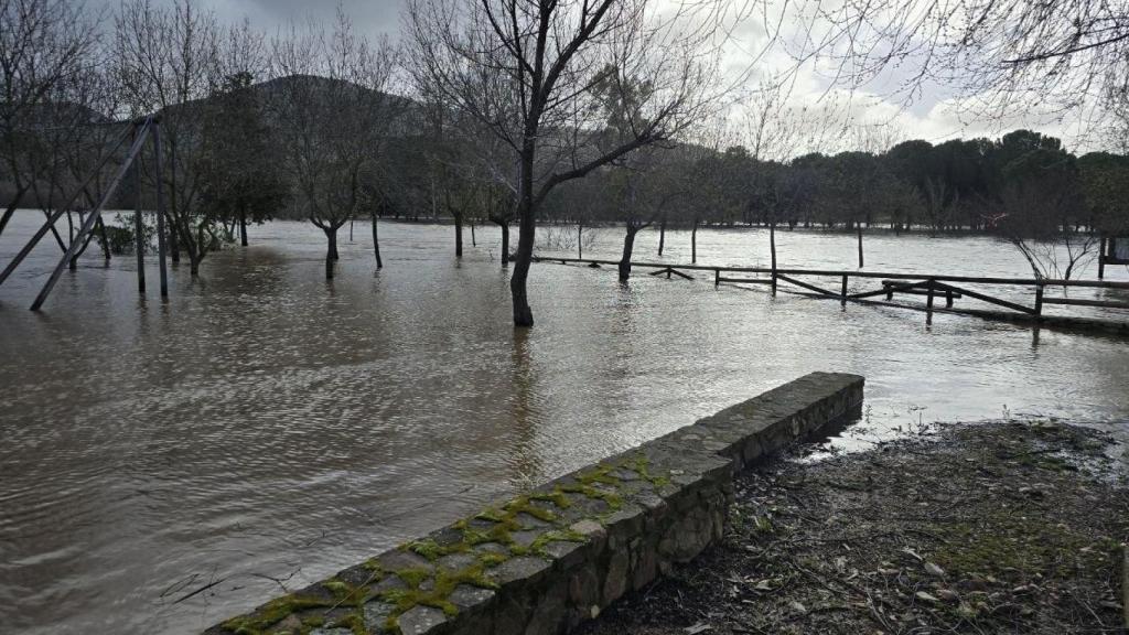 Situación del río Bullaque a su paso por Luciana.