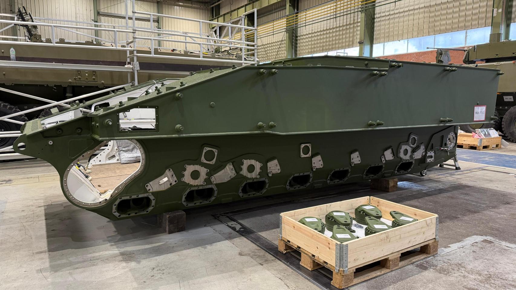 Barcaza de un VCI Hunter