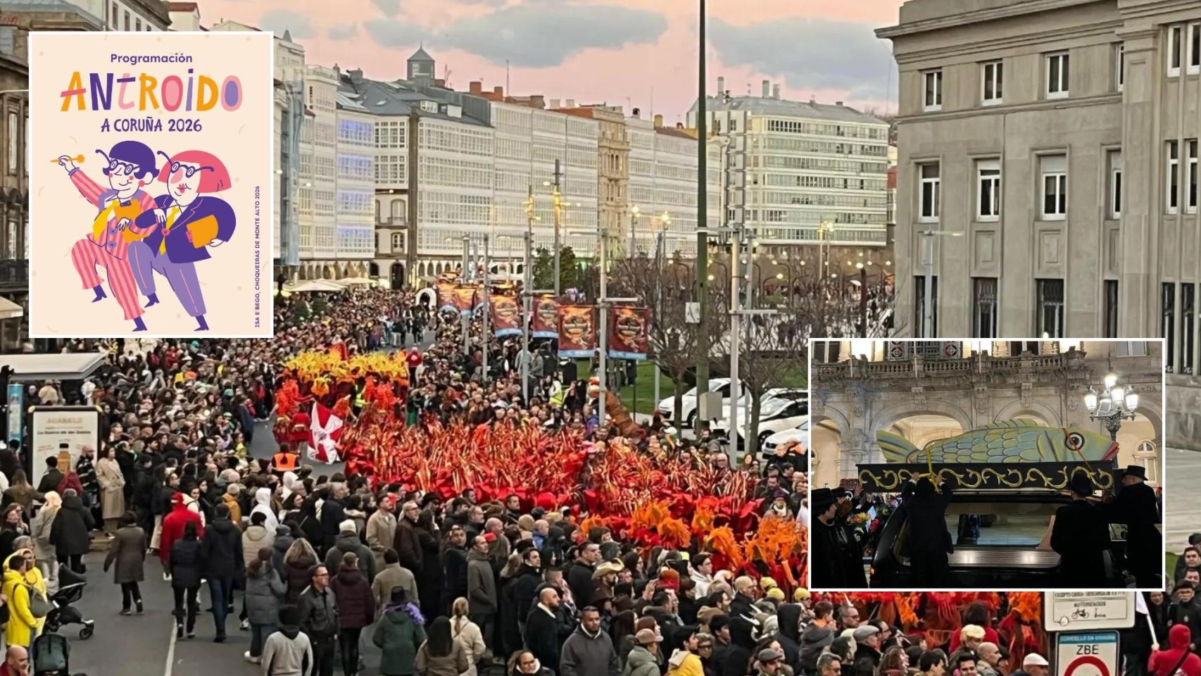 Qué hacer en A Coruña por el Carnaval 2026 hoy, miércoles 18 de febrero