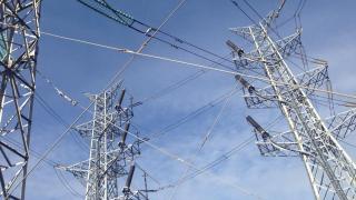 Unas torres eléctricas.