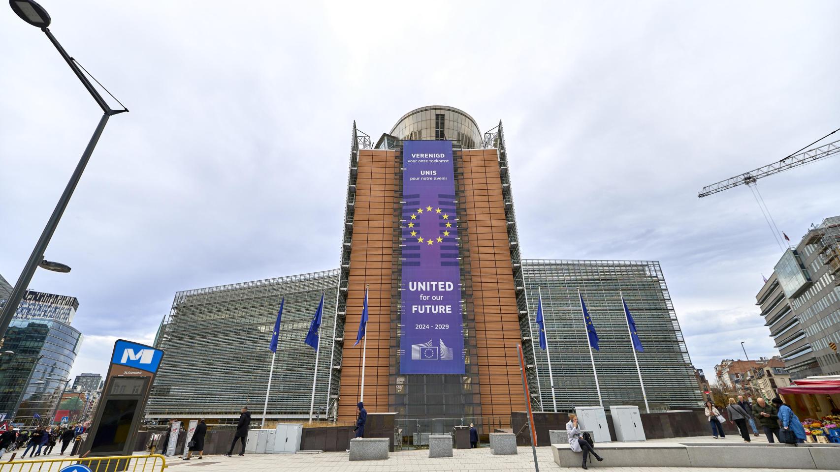 El edificio Berlaymont, la sede de la Comisión Europea en Bruselas