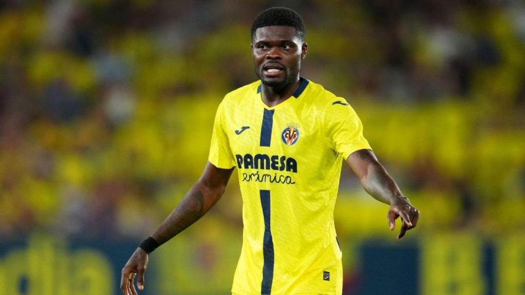 Thomas Partey, durante un partido con el Villarreal.
