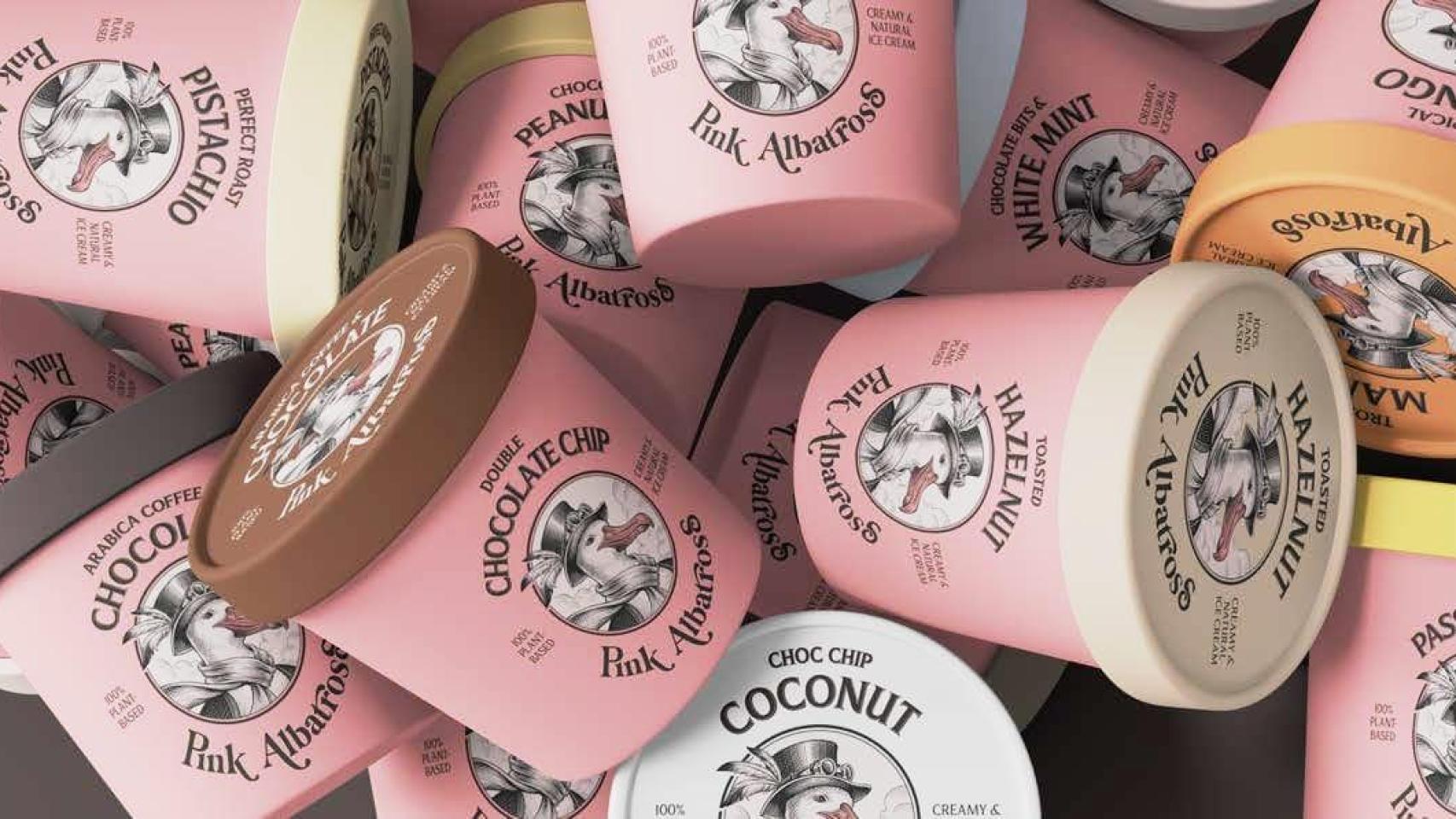 Helados de Pink Albatross.