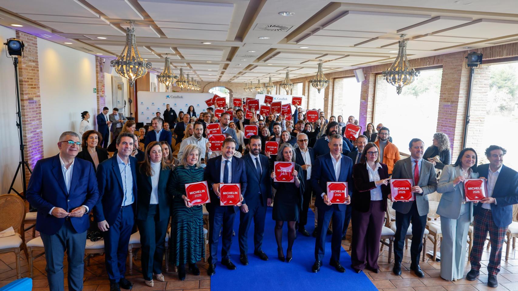 Así ha sido la entrega de placas Michelin en Toledo a 31 restaurantes de Castilla-La Mancha y Extremadura