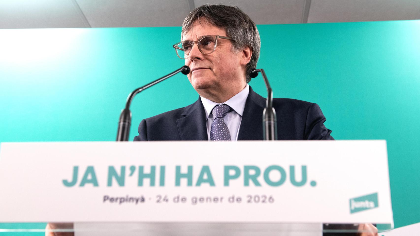 El presidente de Junts per Catalunya, Carles Puigdemont.