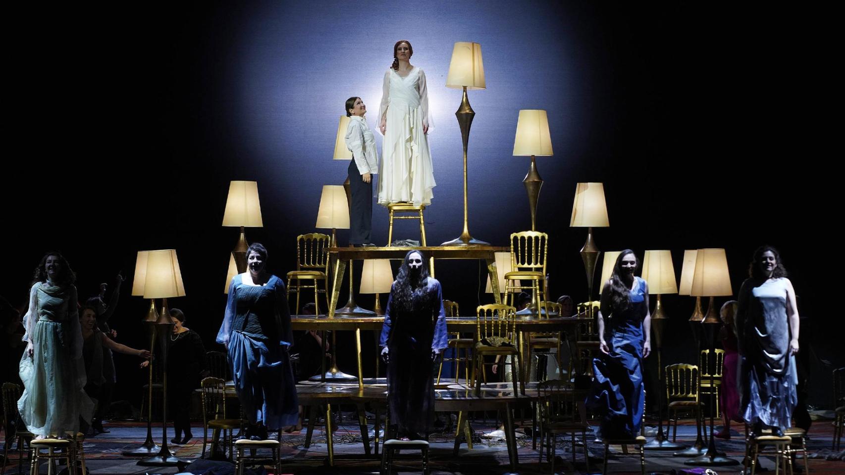 La ópera 'Ariadna y Barbazul' en el Teatro Real. Foto: Javier Del Real.