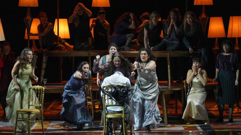 Foto de escena de 'Ariadna y Barbazul'. Foto: Javier del Real.