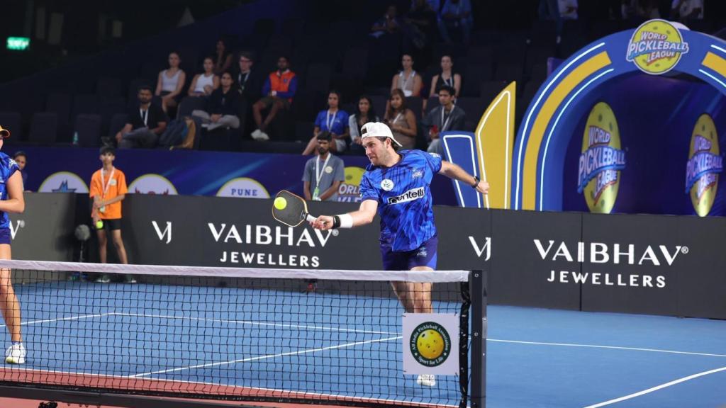 Pep Canyadell, durante un torneo en India.