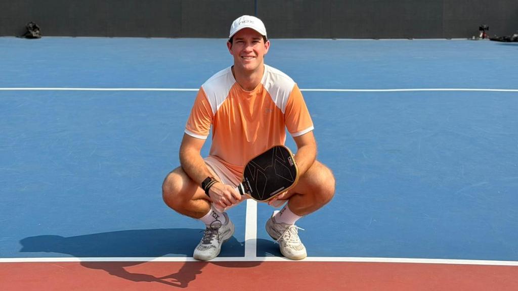 Pep Canyadell, durante un torneo en India.