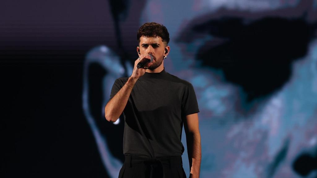 Mikel Herzog Jr, en la primera semifinal del Benidorm Fest 2026.