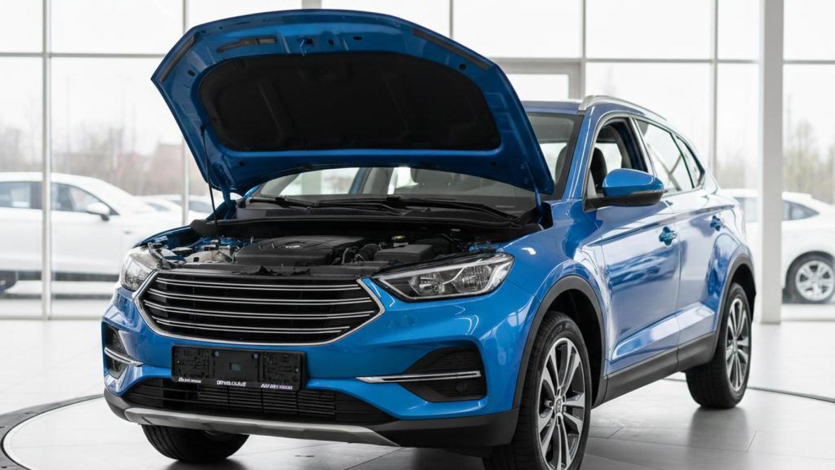 Imagen de vehículos en el taller.