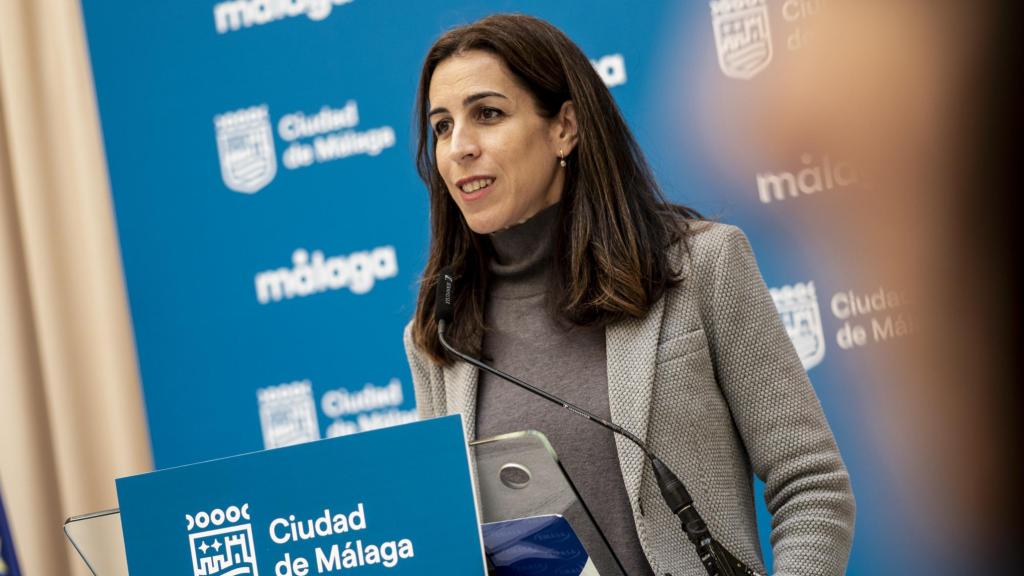 Penélope Gómez, en rueda de prensa.