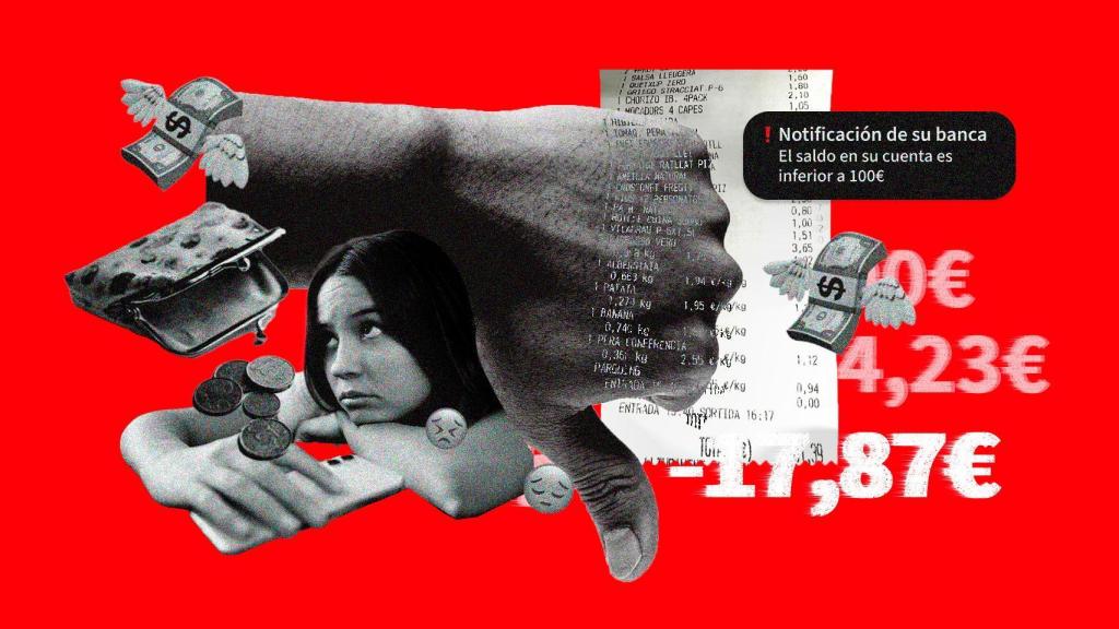 Ilustración sobre la precariedad de los jóvenes españoles.