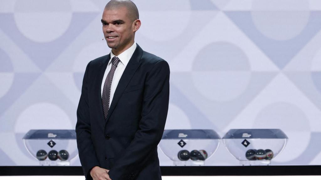 Pepe fue el encargado de sacar las bolas de los bombos.