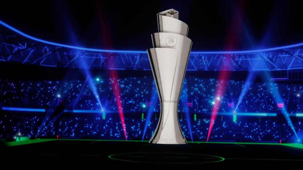 Un momento de la ceremonia de la Nations League.