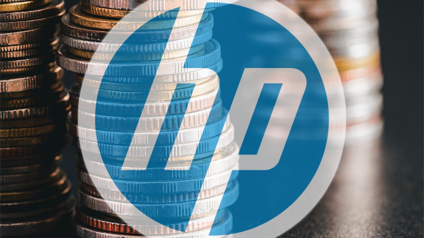 Fotomontaje con el logo de HP.