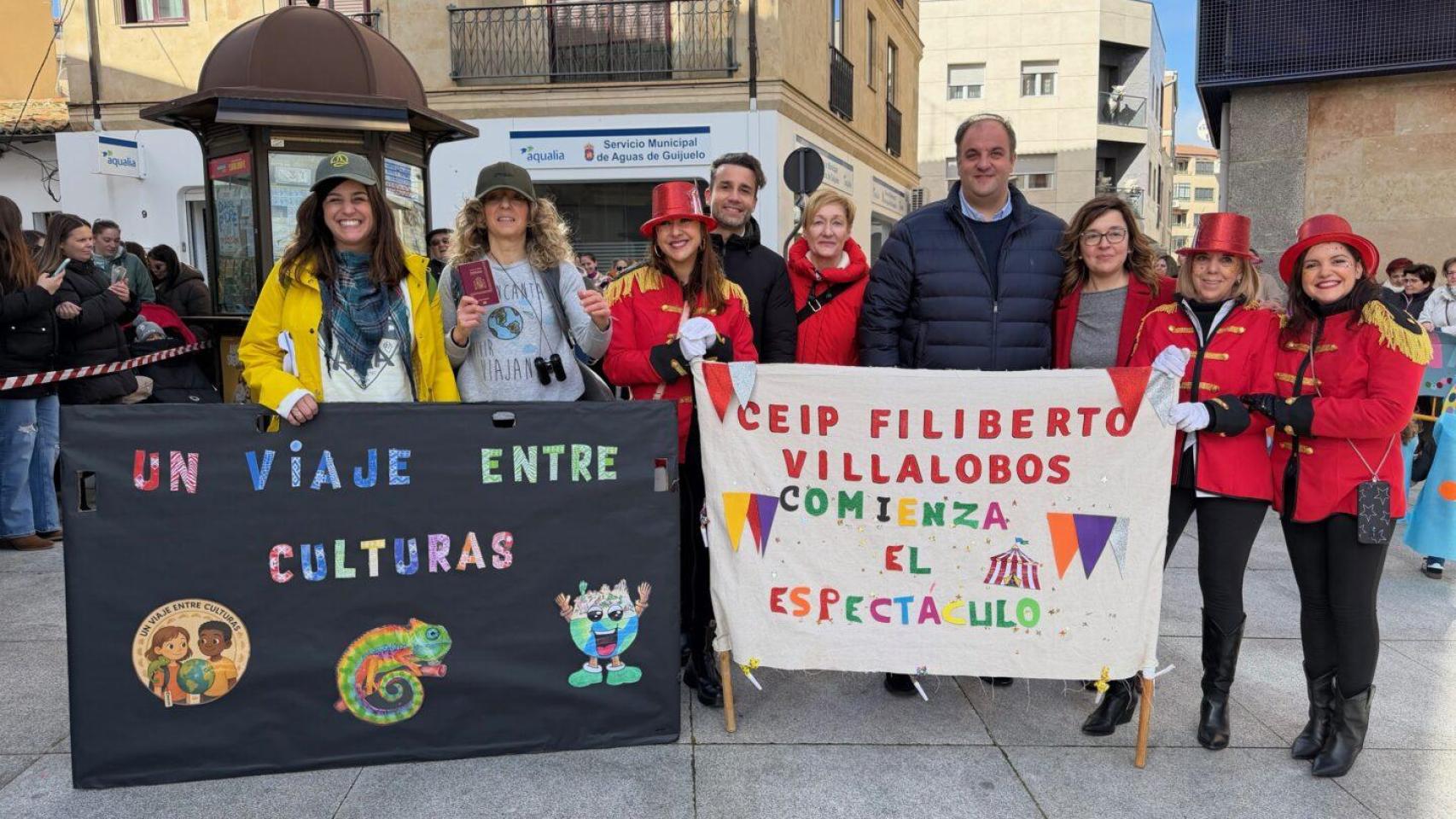 Guijuelo arranca su carnaval por todo lo alto con el desfile escolar
