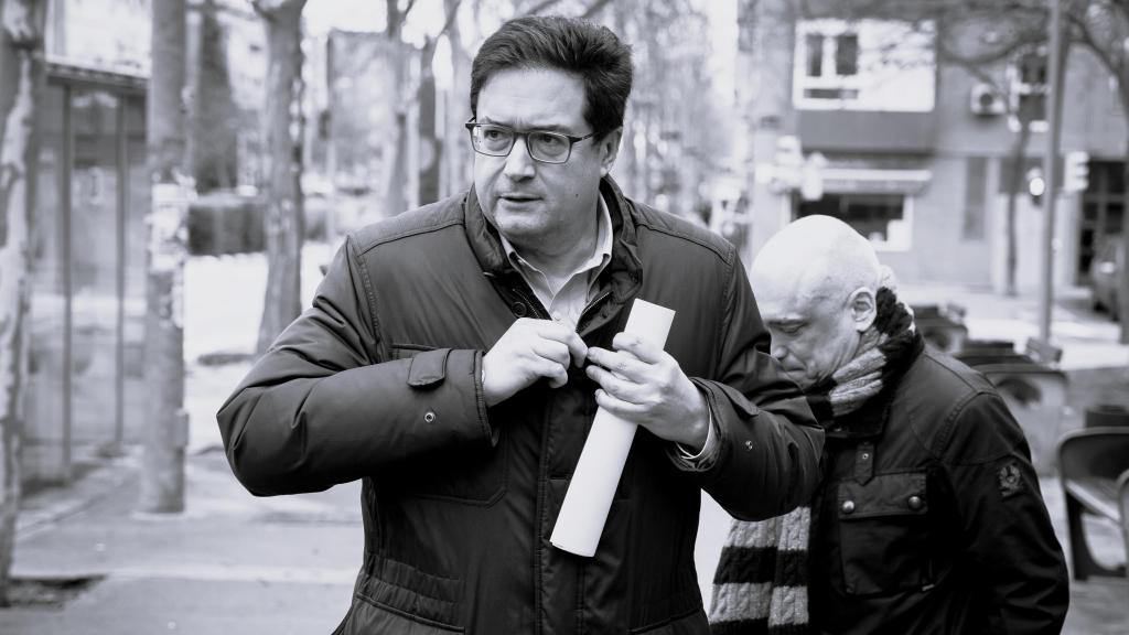 Óscar López, la semana pasada en Leganés.