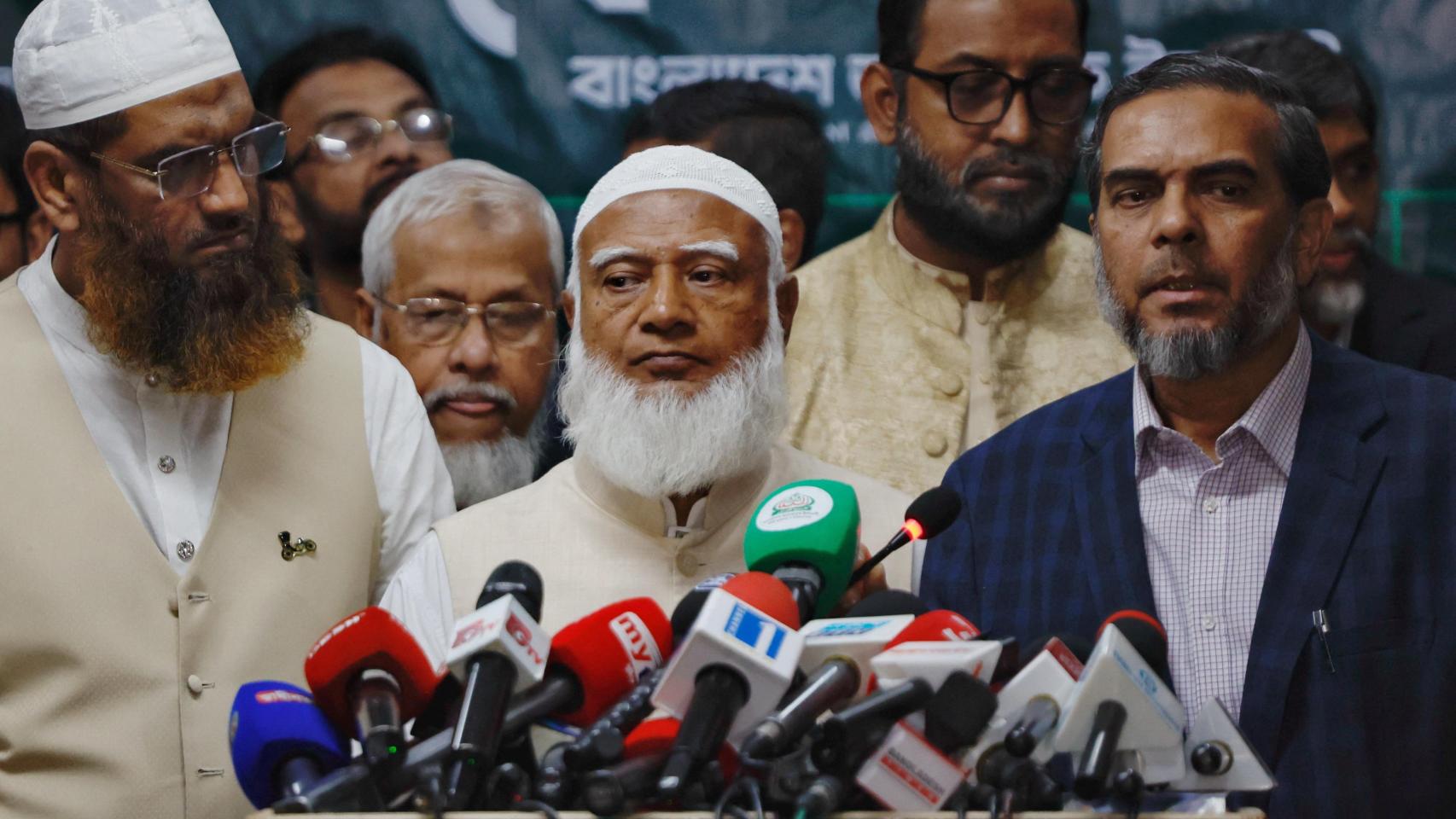 Shafiqur Rahman asiste a una rueda de prensa en Daca tras las elecciones generales.