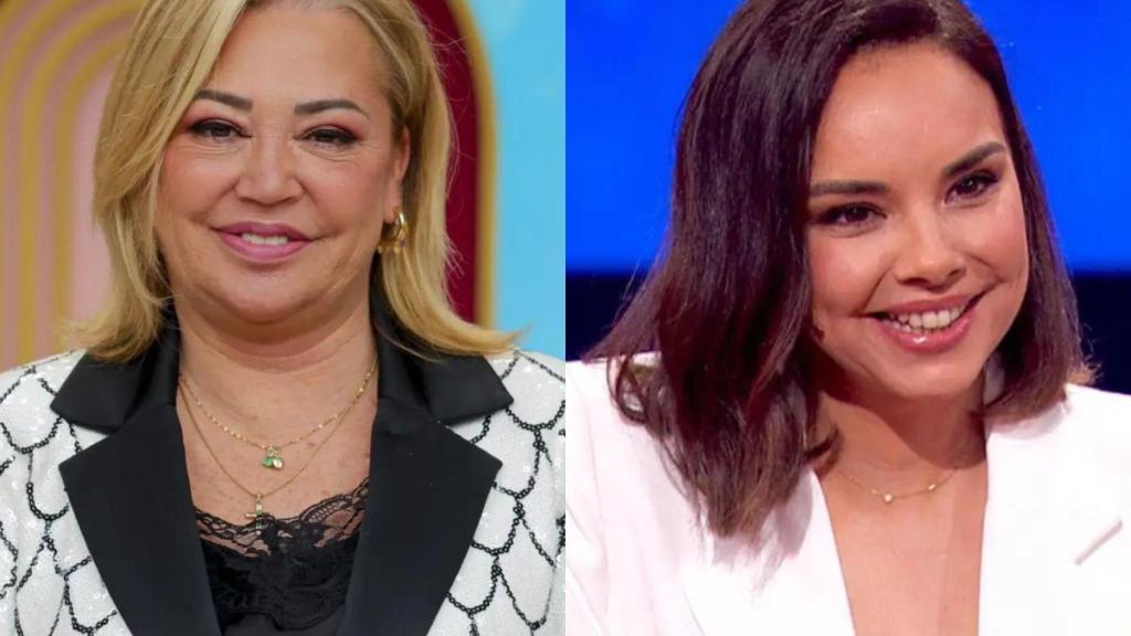 Belén Esteban y Chenoa en un montaje de BLUPER