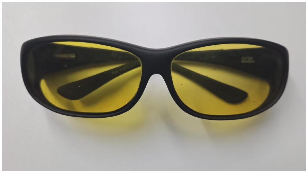 Las gafas que David usa a diario