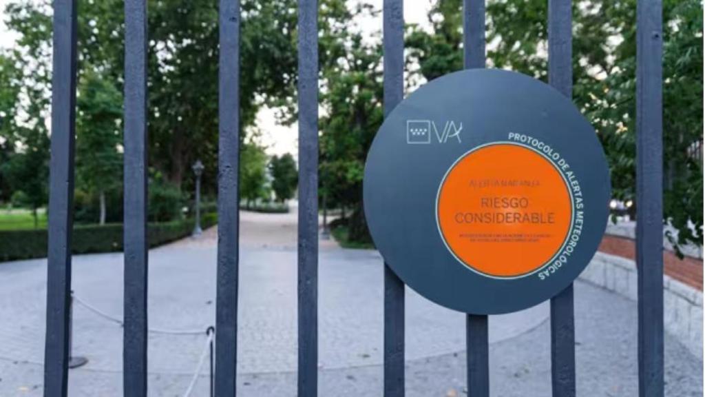 Cartel de alertas meteorológicas