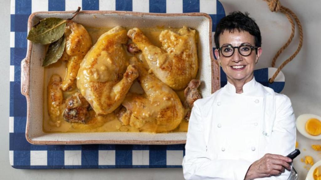Carme Ruscalleda y el secreto de su pollo a la pepitoria