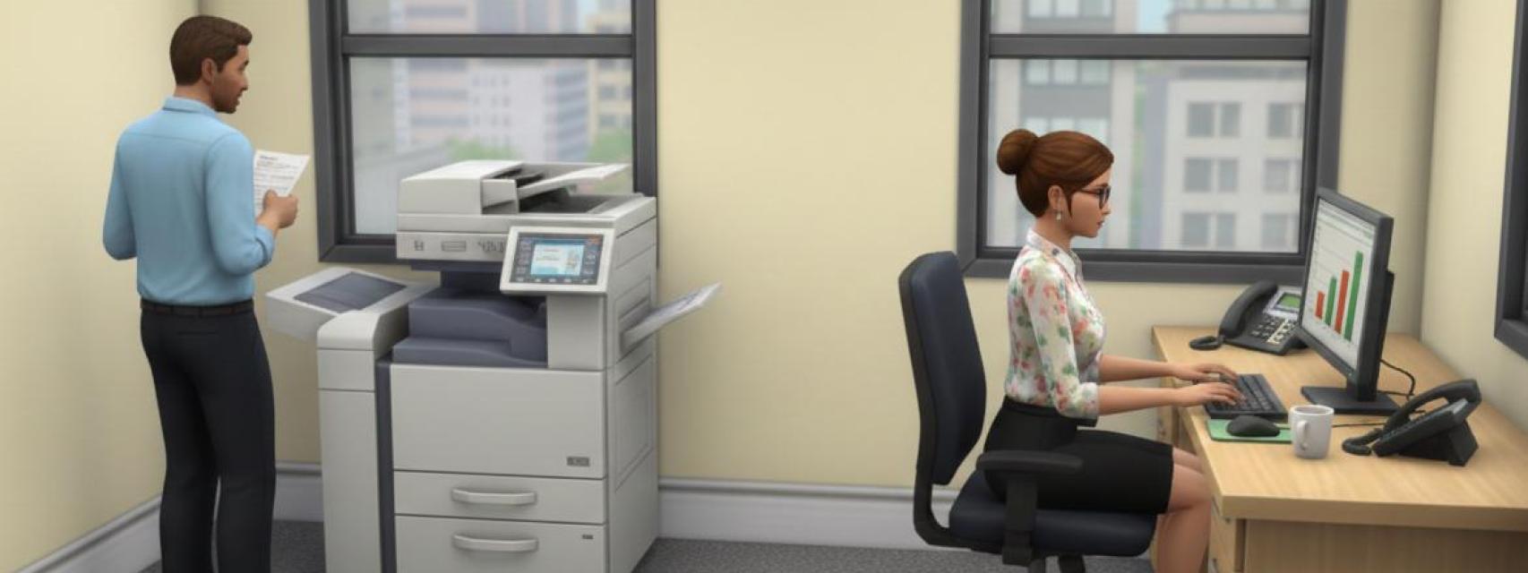 Simulación de una oficina