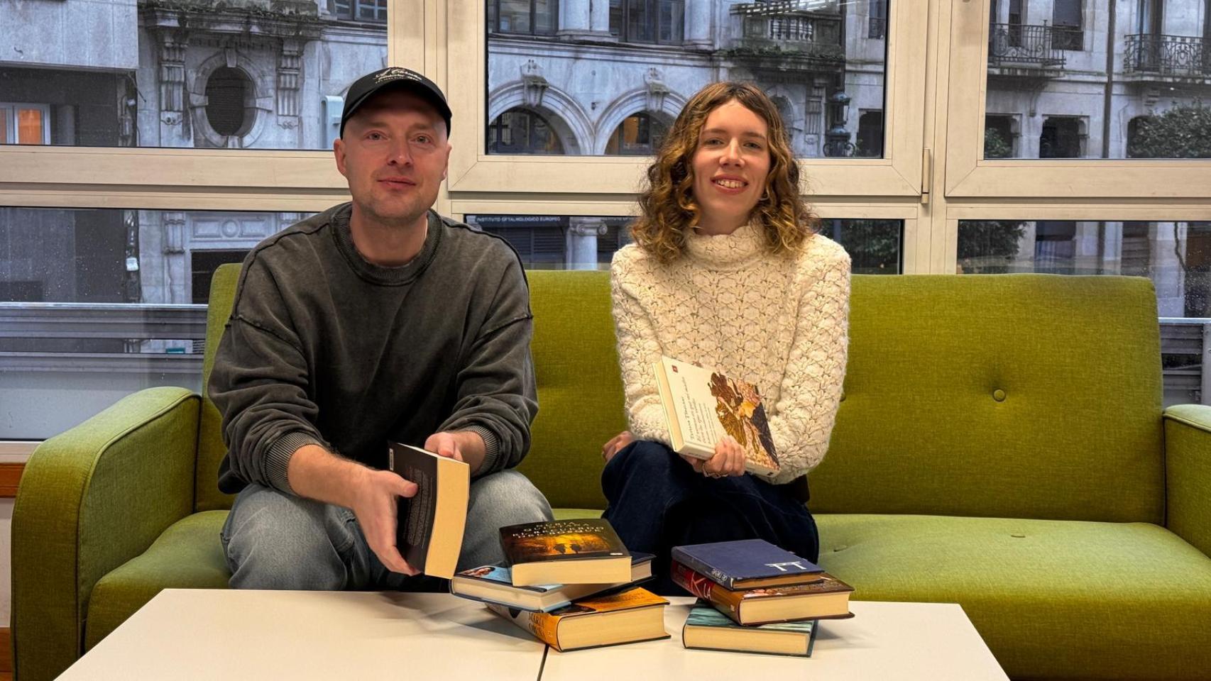 Yulia y Vladimir en su entrevista para Treintayseis.