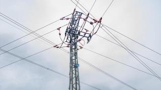 Una torre eléctrica, a 6 de febrero de 2026, en Madrid.