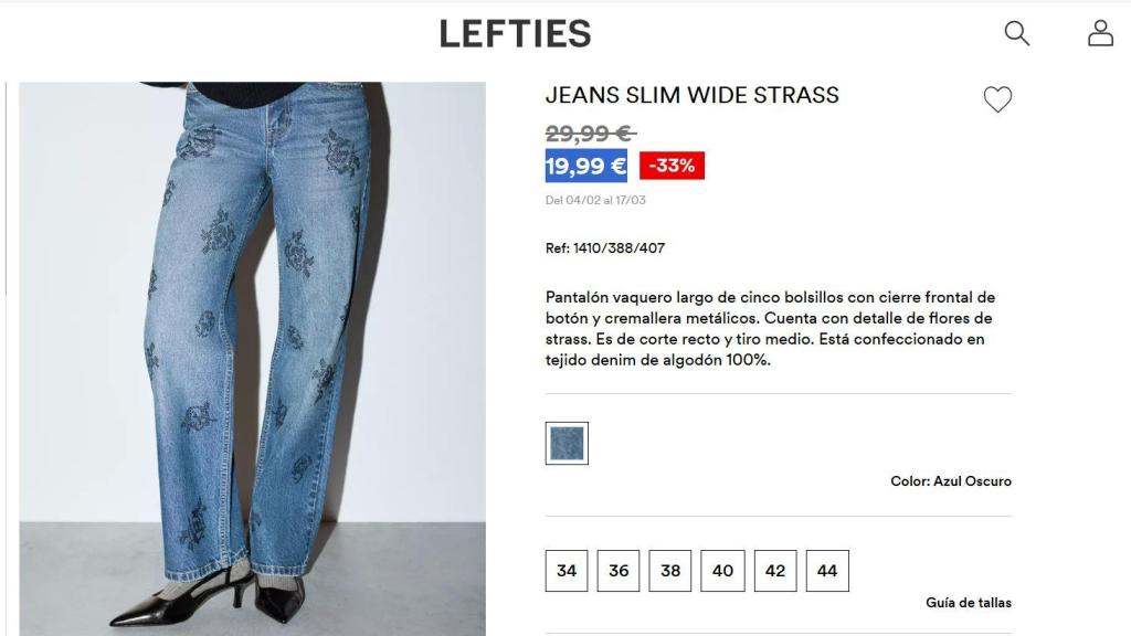 Jeans slim. Ref: 1410/388/407