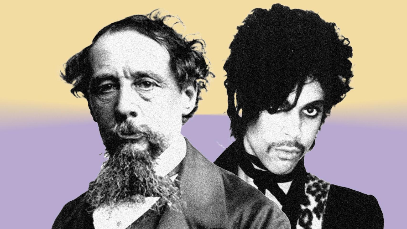 Dickens y Prince. Diseño: Rubén Vique.