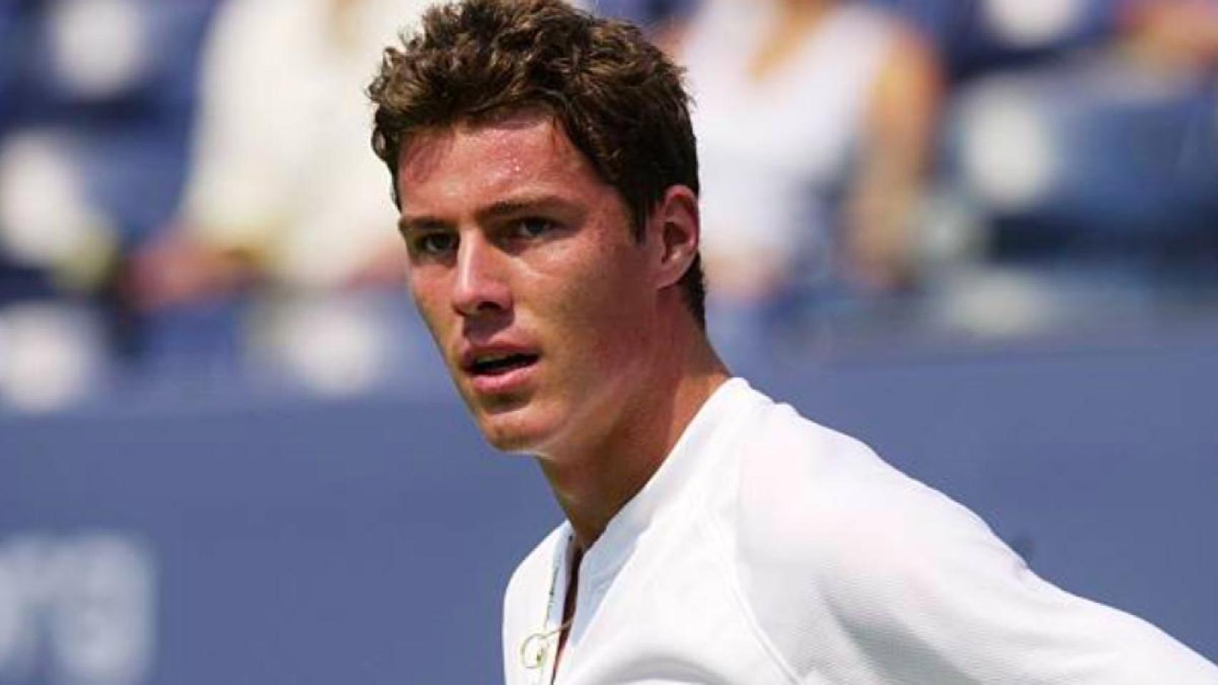 Marat Safin, durante un partido de tenis.